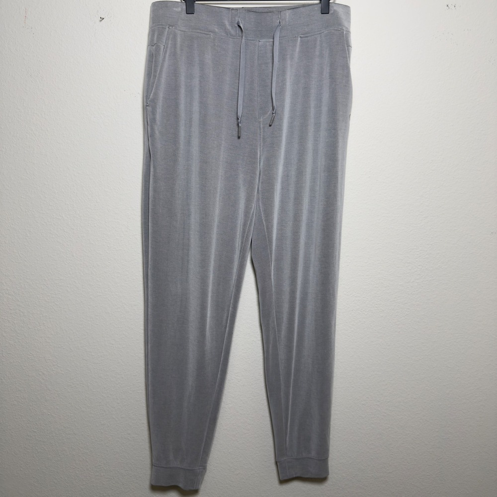 Cozy Earth Women Modal Jogger Pants Large Grey Pull On Pockets Sweatpants